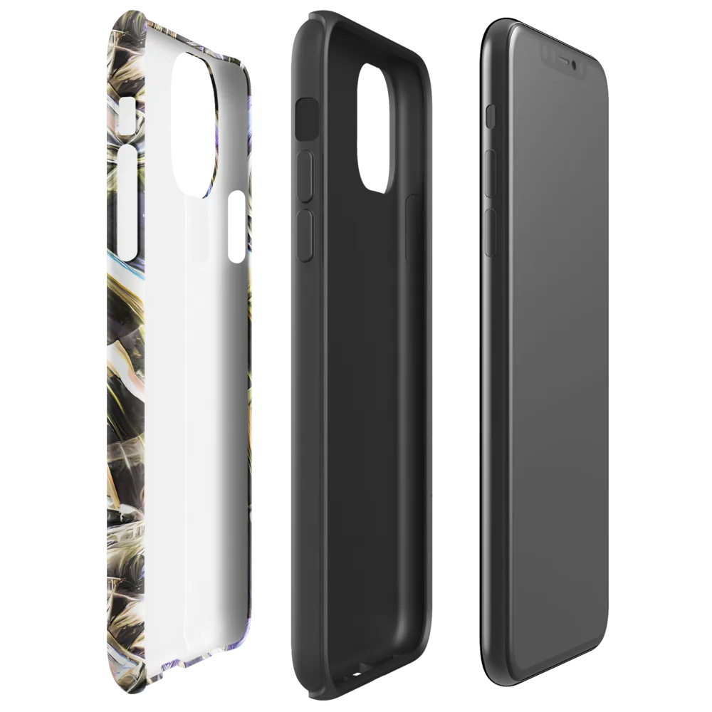 Violet Riptide on Tough Case for iPhone® — Right