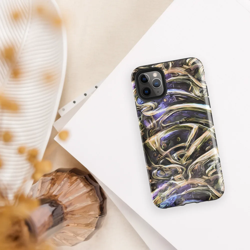 Violet Riptide on Tough Case for iPhone® — Front