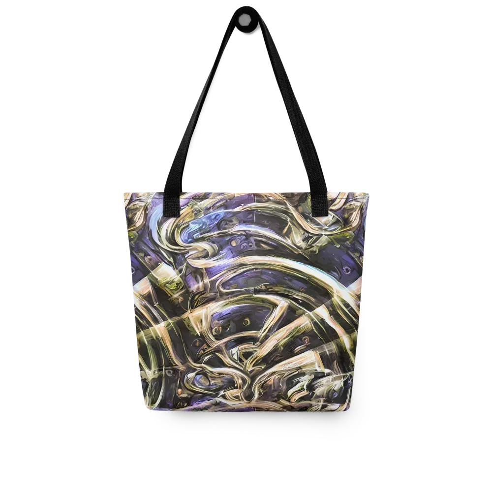 Violet Riptide on Tote Bag — Front