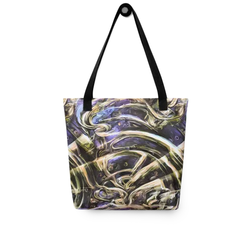 Violet Riptide on a Tote Bag