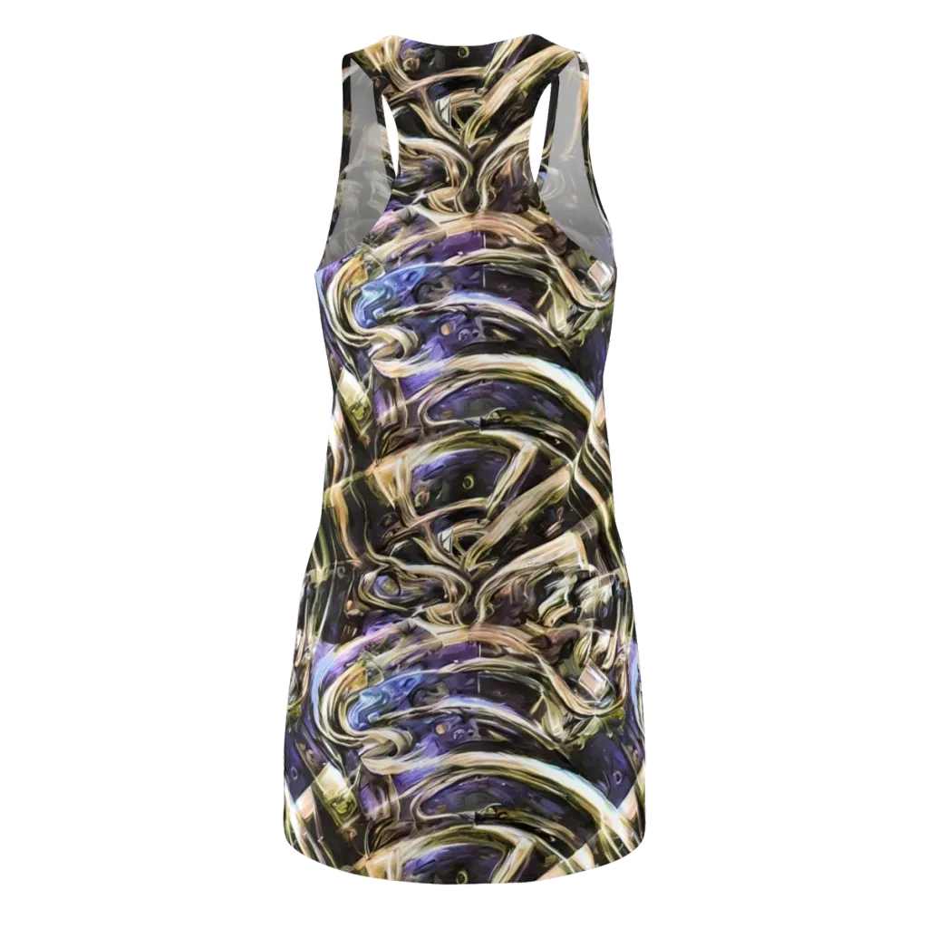 Violet Riptide on Racerback Dress — Back