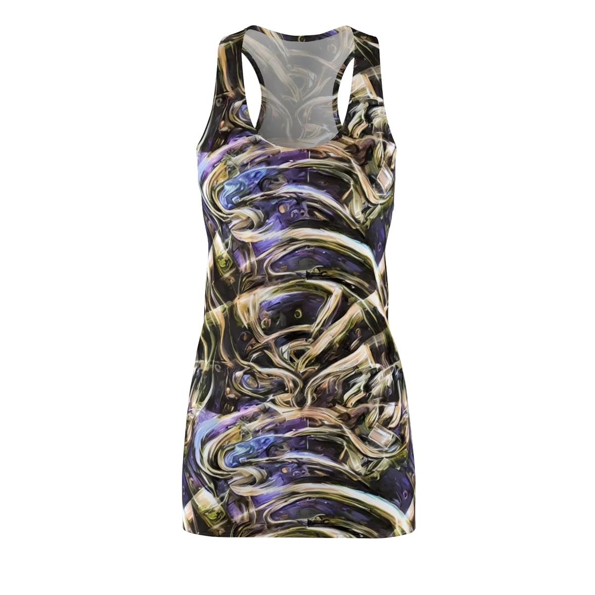 Violet Riptide on Racerback Dress — Front