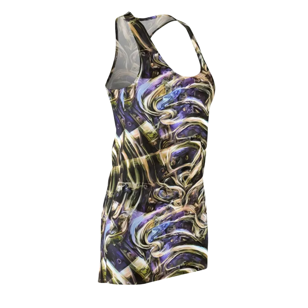 Violet Riptide on Racerback Dress — Front Side