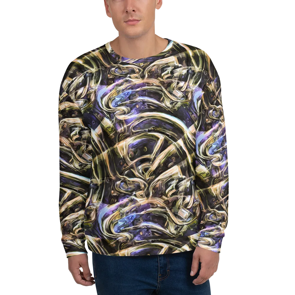 Violet Riptide on Sweatshirt — Front