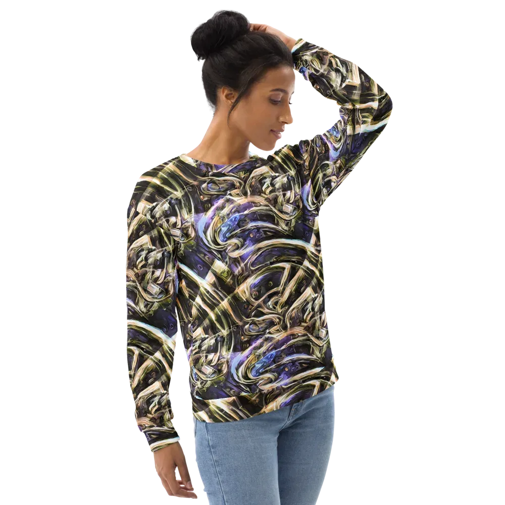 Violet Riptide on Sweatshirt — Right Front