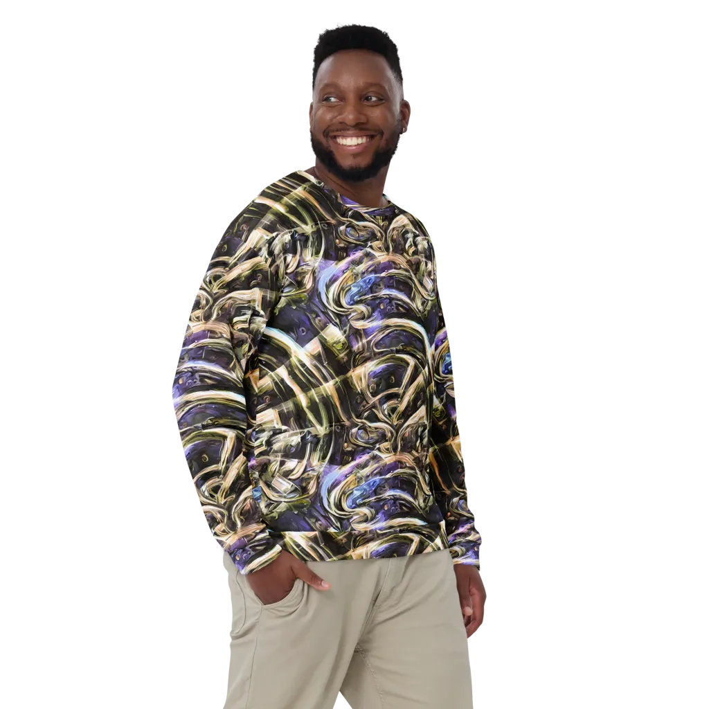 Violet Riptide on Sweatshirt — Front