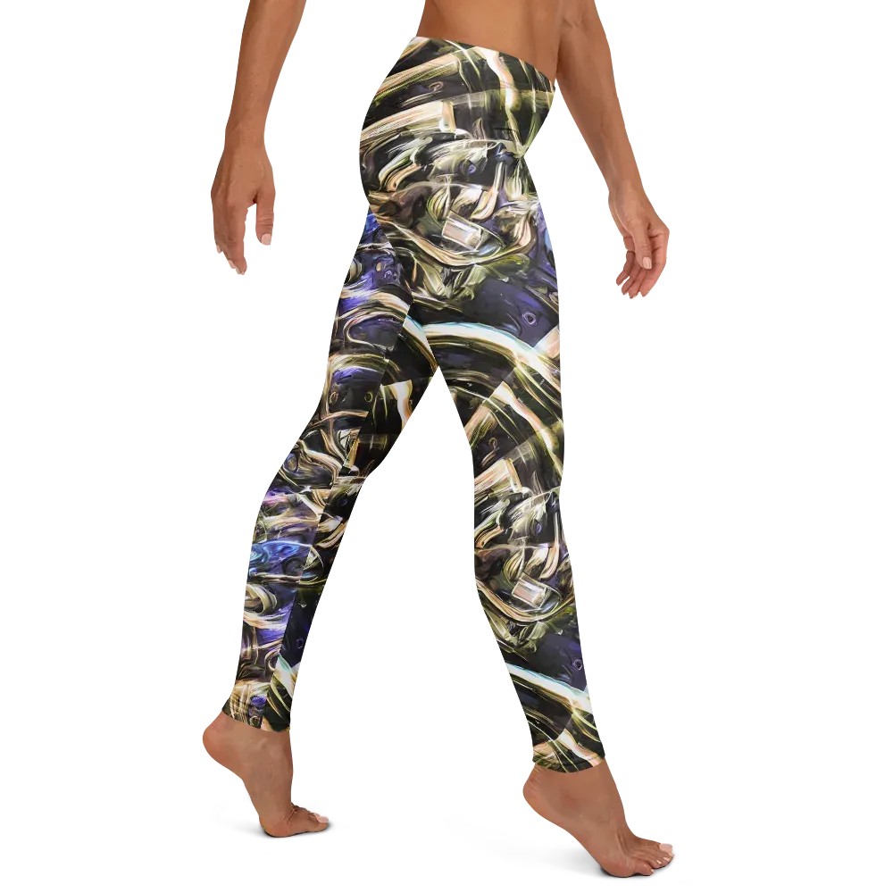 Violet Riptide on Leggings — Right