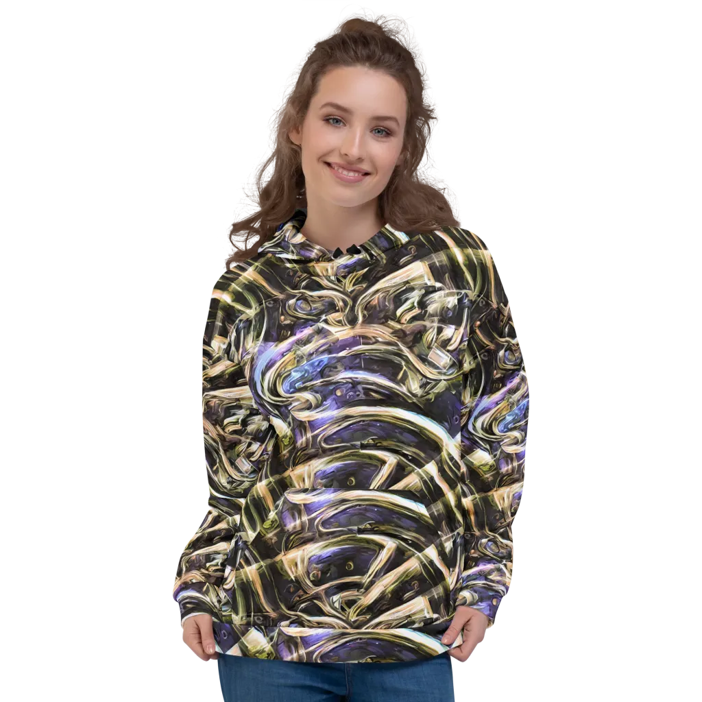 Violet Riptide on Hoodie — Front