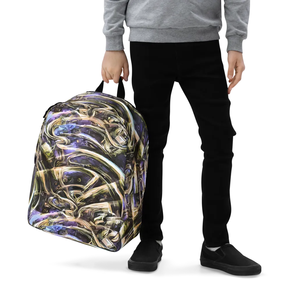 Violet Riptide on Minimalist Backpack — Zoomed-in