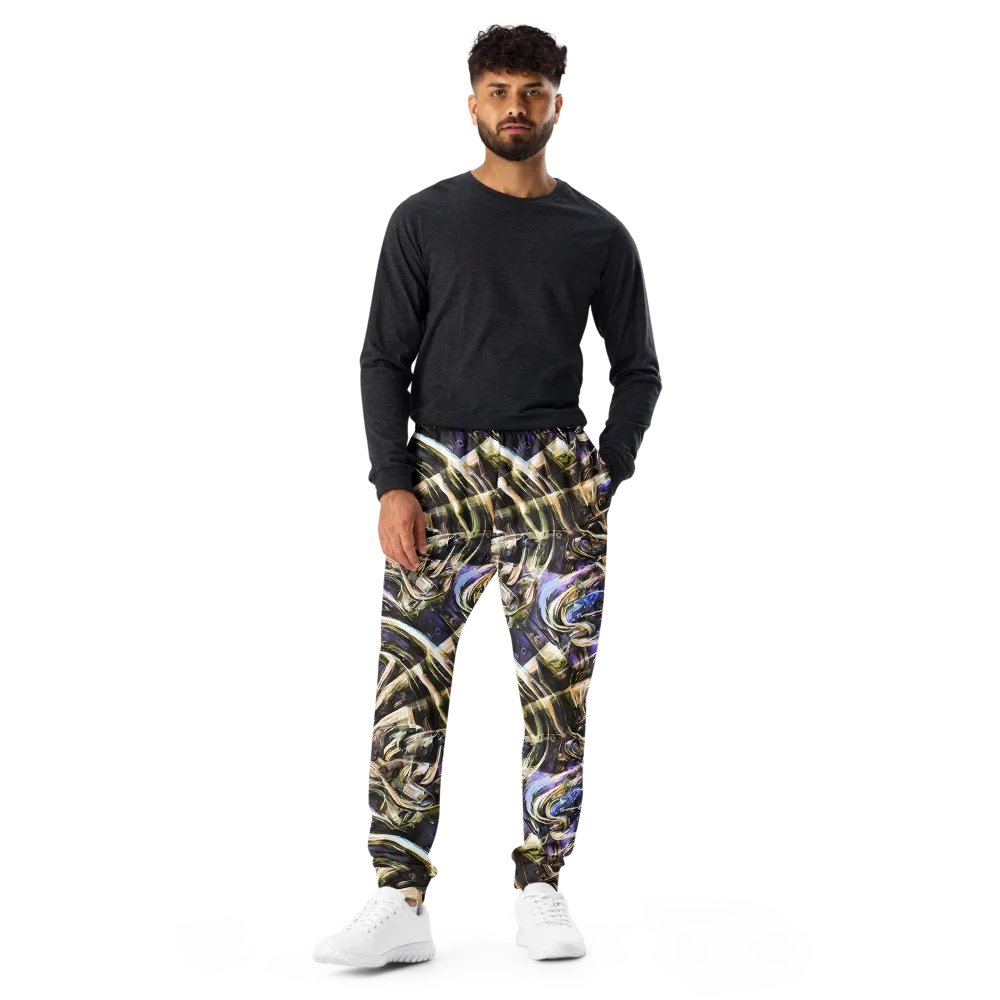 Violet Riptide on Men's Joggers — Front
