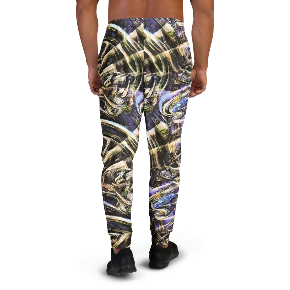 Violet Riptide on Men's Joggers — Back