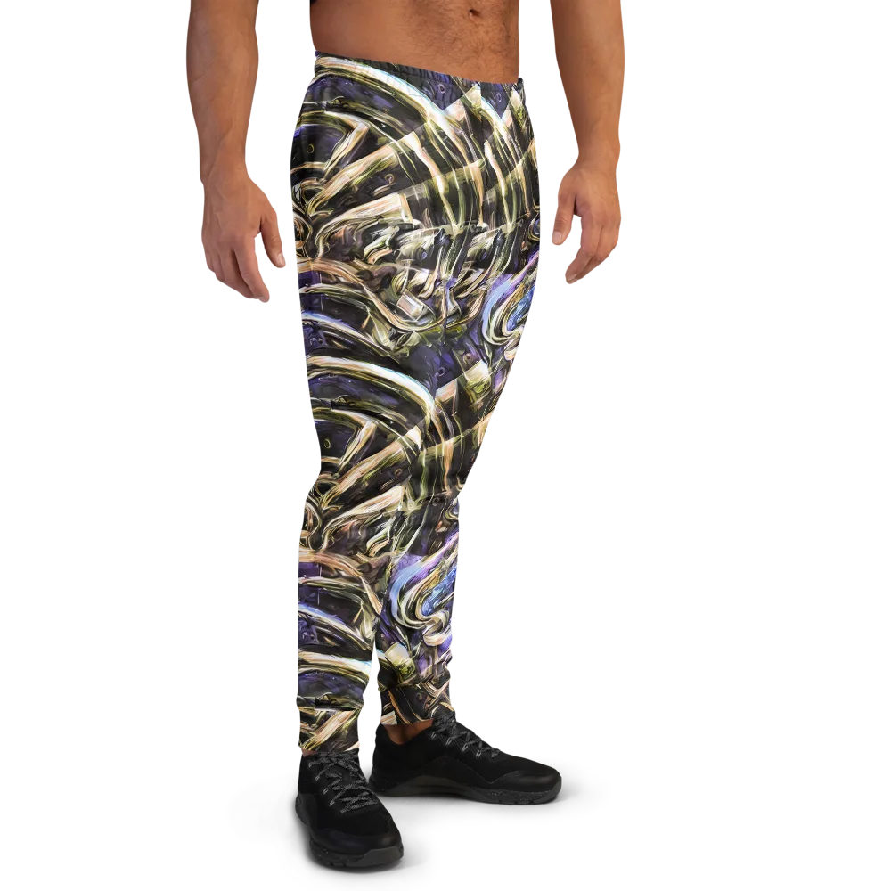 Violet Riptide on Men's Joggers — Right