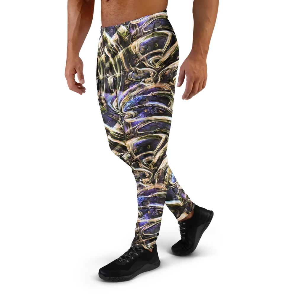 Violet Riptide on Men's Joggers — Left