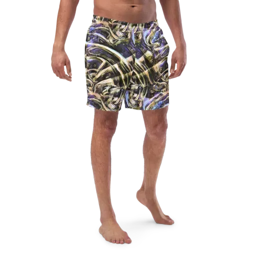 Violet Riptide on a Swim Trunks