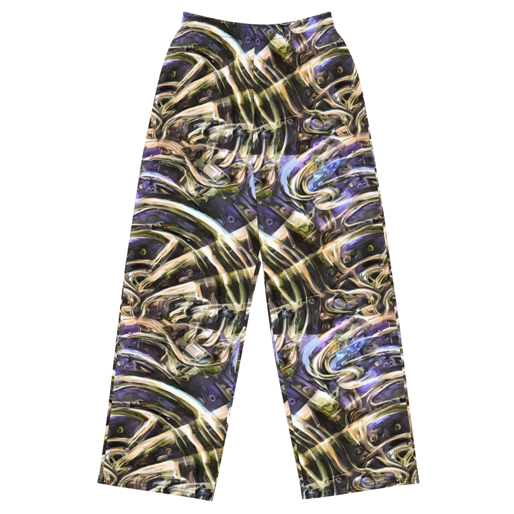 Violet Riptide on Wide-Leg Pants — Front