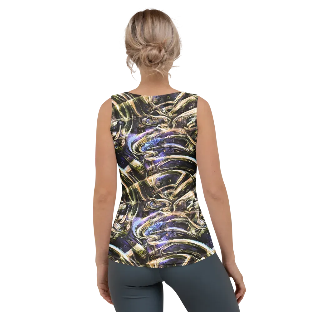 Violet Riptide on Women's Tank Top — Back