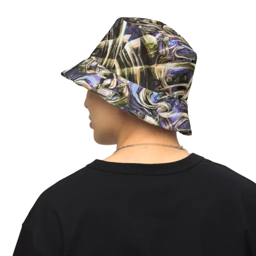 Violet Riptide on a Reversible Bucket Hat