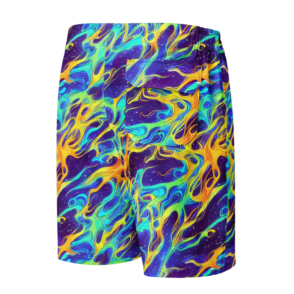 Prism Orbit on Men's Board Shorts — Back