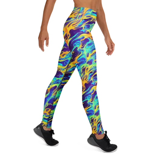 Prism Orbit on a Yoga Leggings