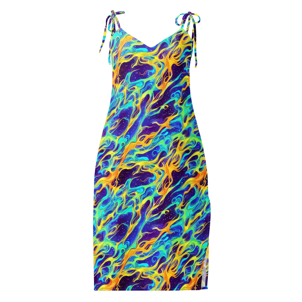 Prism Orbit on Slip Dress — Front