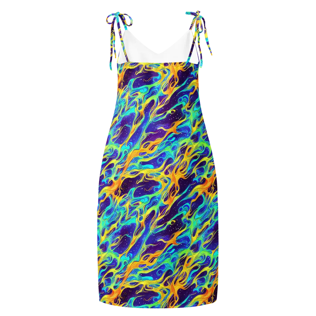 Prism Orbit on Slip Dress — Back
