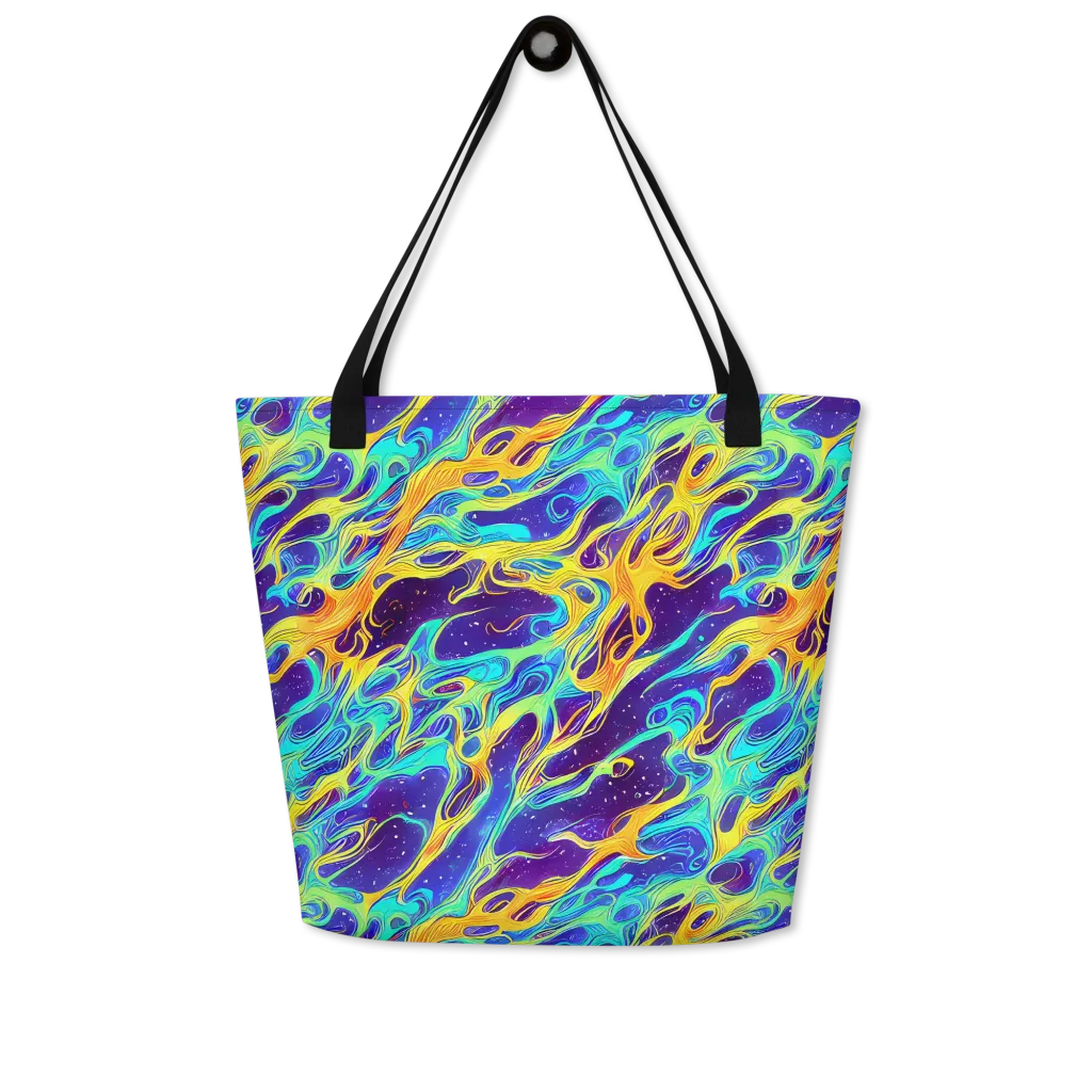 Prism Orbit on Large Tote Bag W/ Pocket — Front