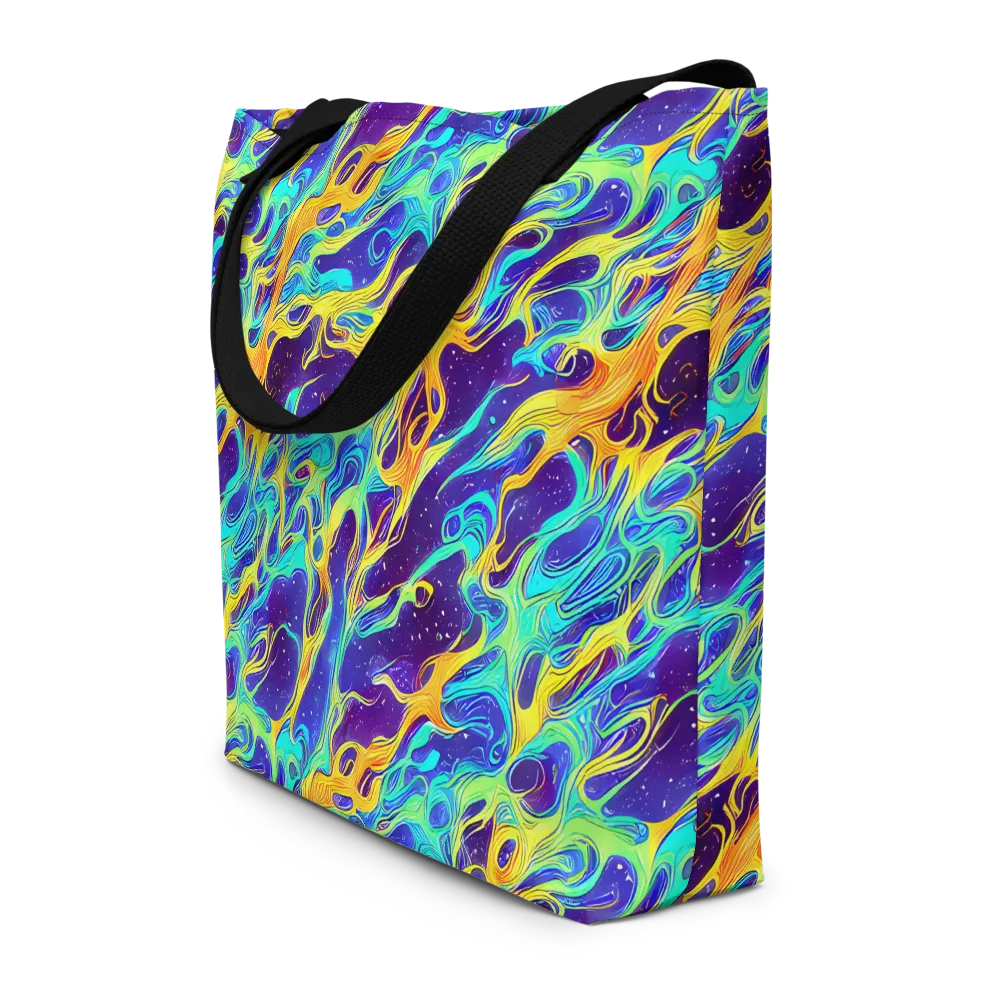 Prism Orbit on Large Tote Bag W/ Pocket — Front