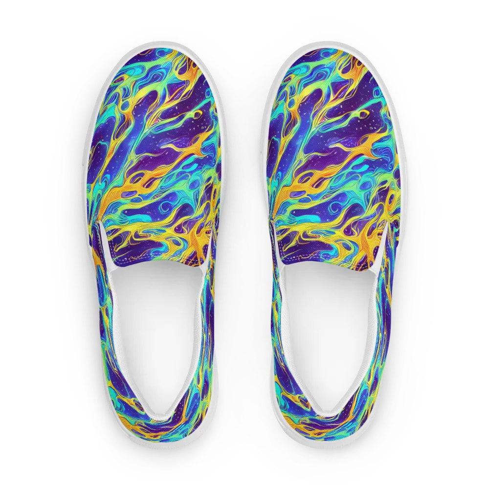 Prism Orbit on Women's Slip-On Canvas Shoes — Front