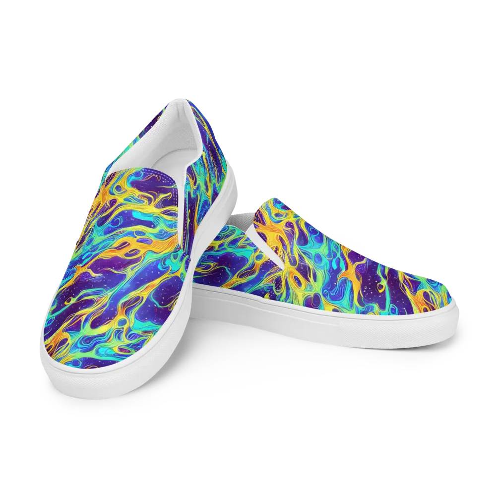 Prism Orbit on Women's Slip-On Canvas Shoes — Left Front
