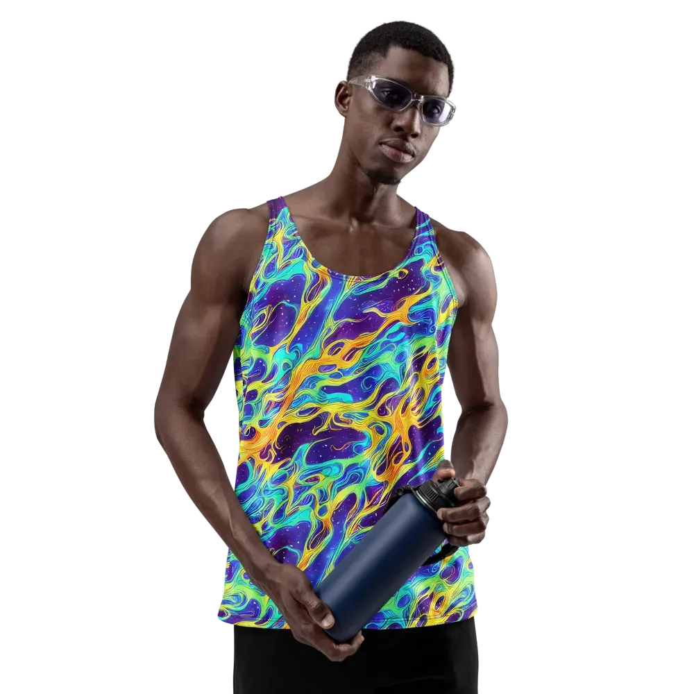 Prism Orbit on Men's Tank Top — Front