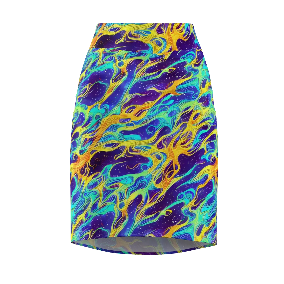 Prism Orbit on Pencil Skirt — Front