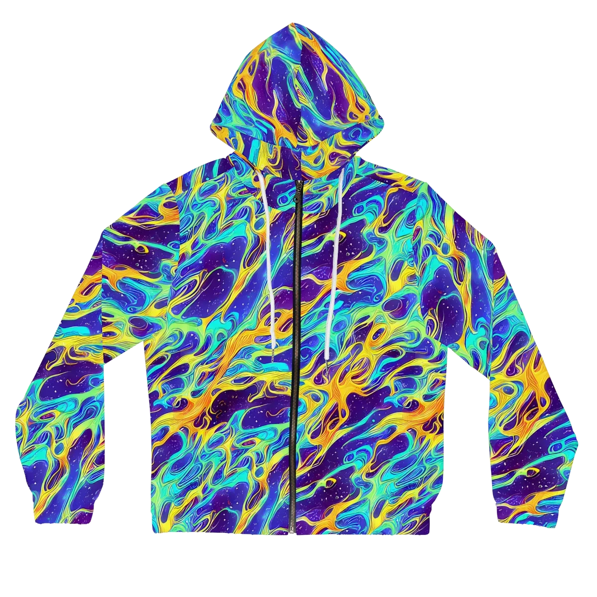 Prism Orbit on Women's Full-Zip Hoodie — Front