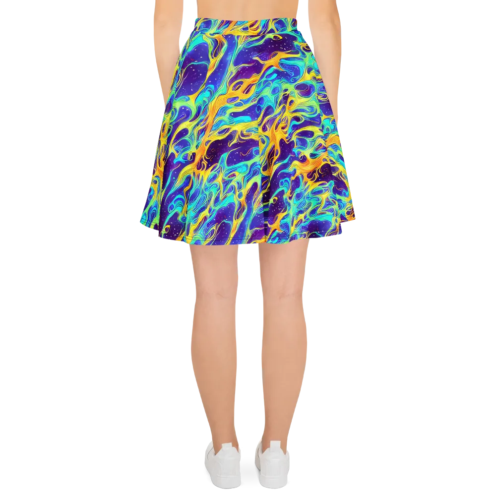 Prism Orbit on Skater Skirt — Back