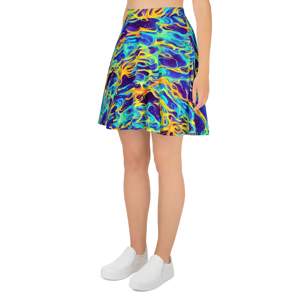 Prism Orbit on Skater Skirt — Left