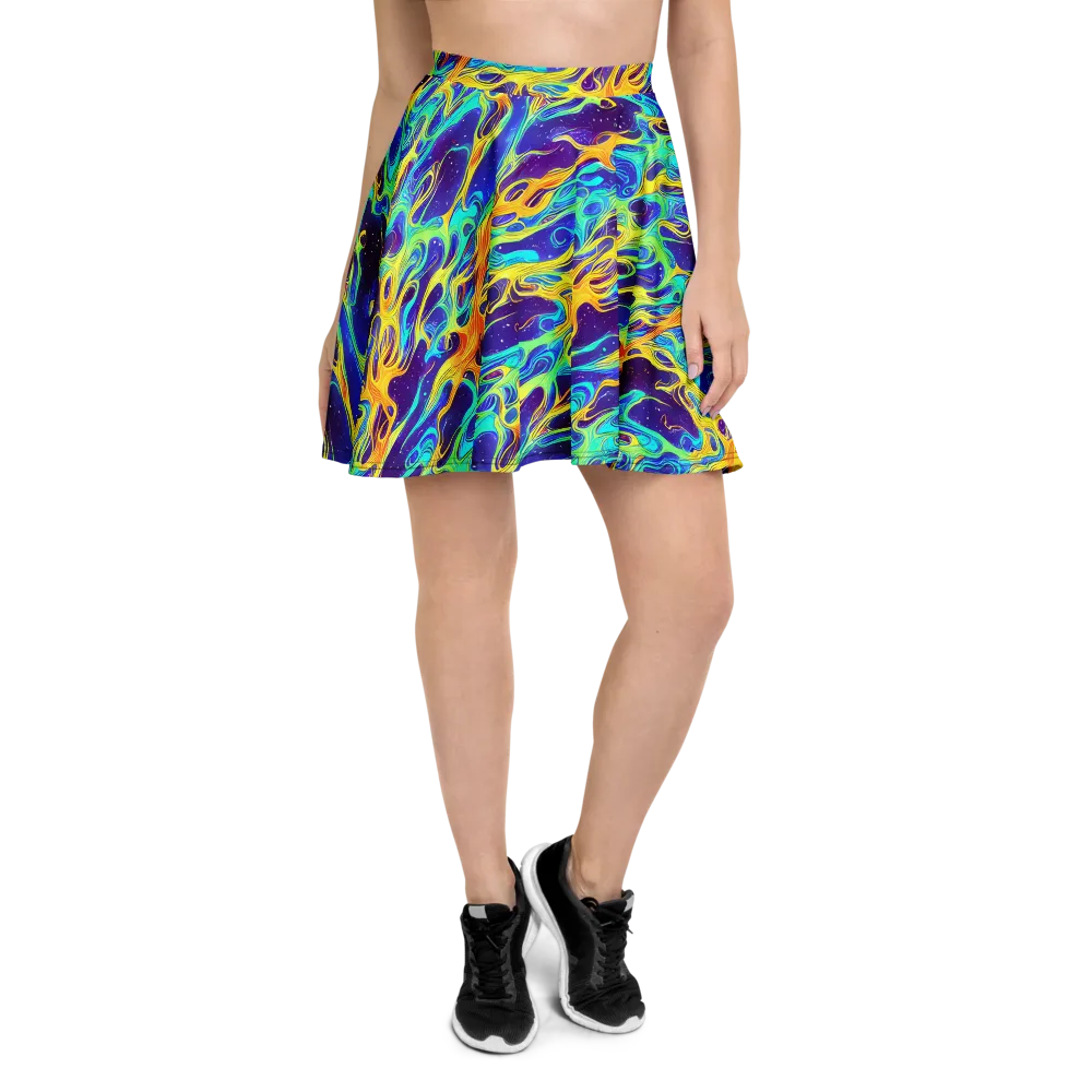 Prism Orbit on Skater Skirt — Front