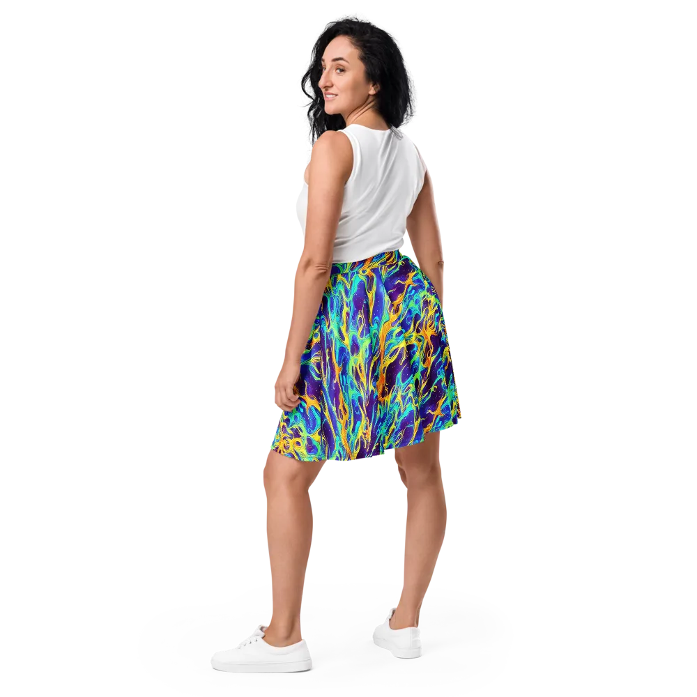 Prism Orbit on Skater Skirt — Back