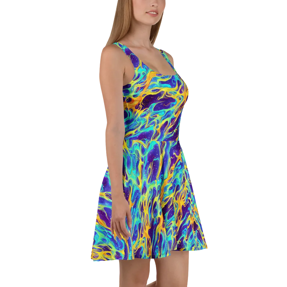 Prism Orbit on Skater Dress — Right