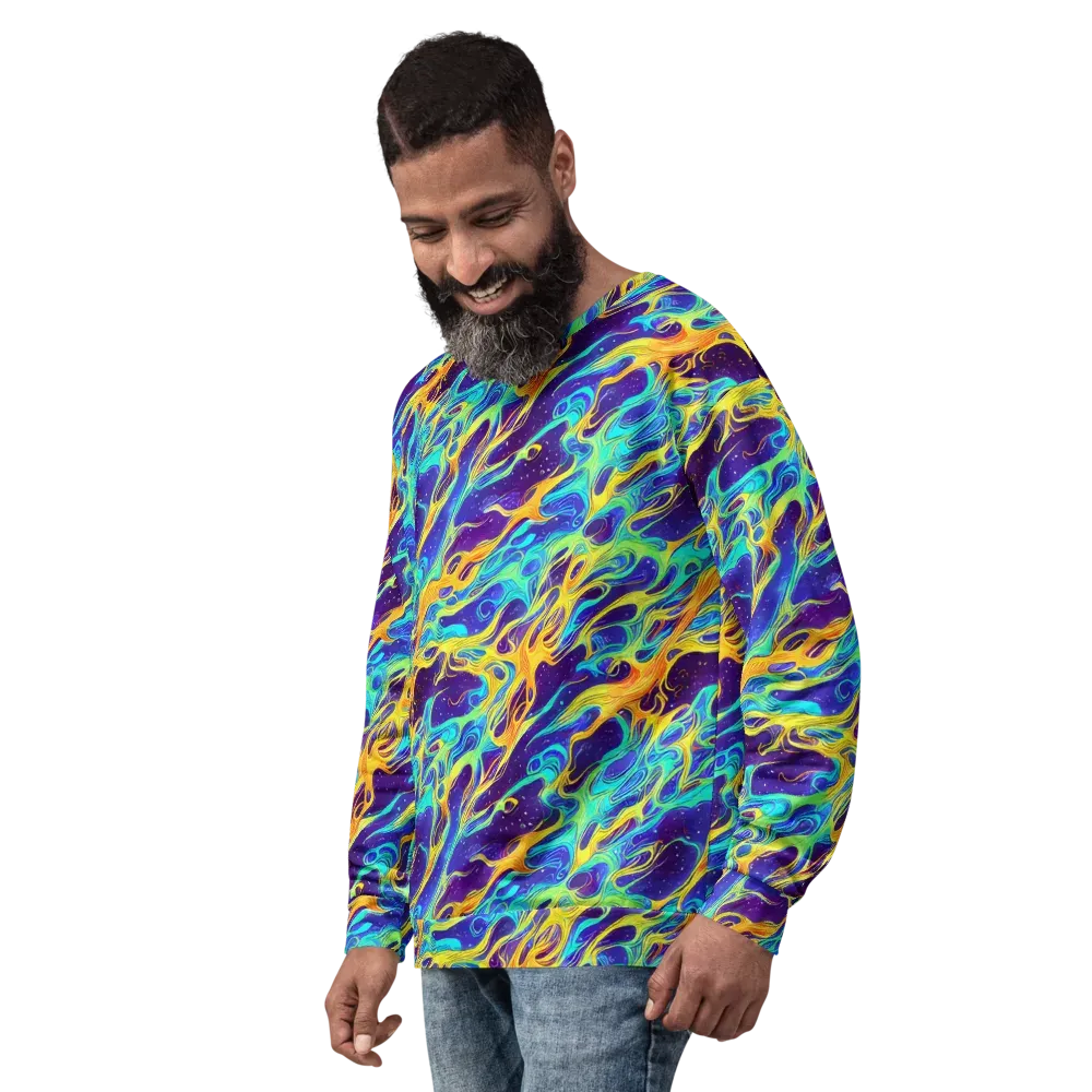 Prism Orbit on Sweatshirt — Left Front
