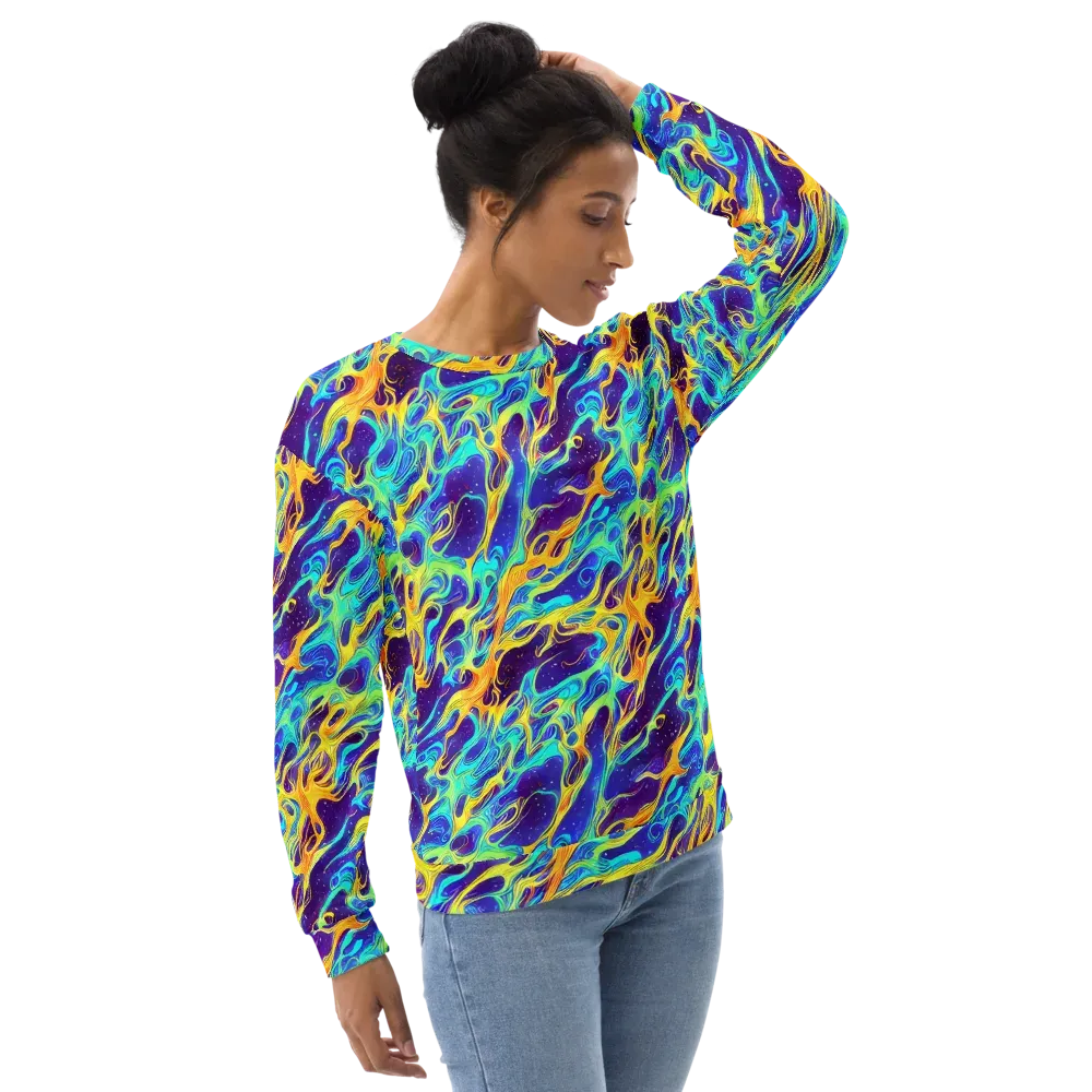 Prism Orbit on Sweatshirt — Right Front