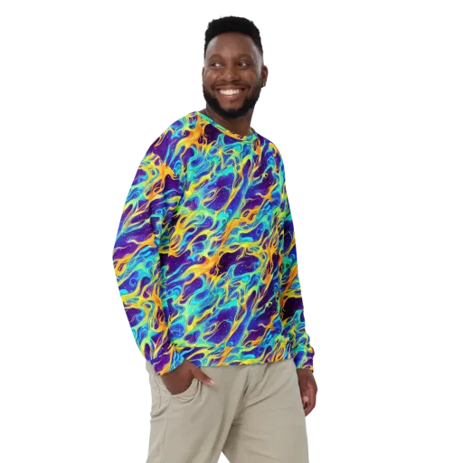 Prism Orbit on a Sweatshirt