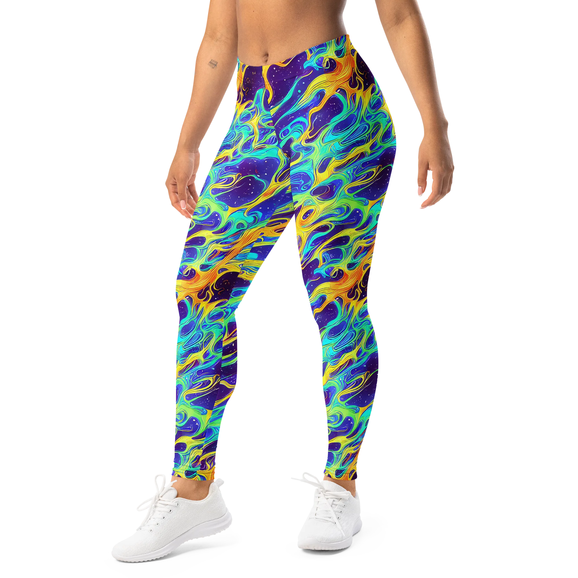 Prism Orbit on Leggings — Left Front
