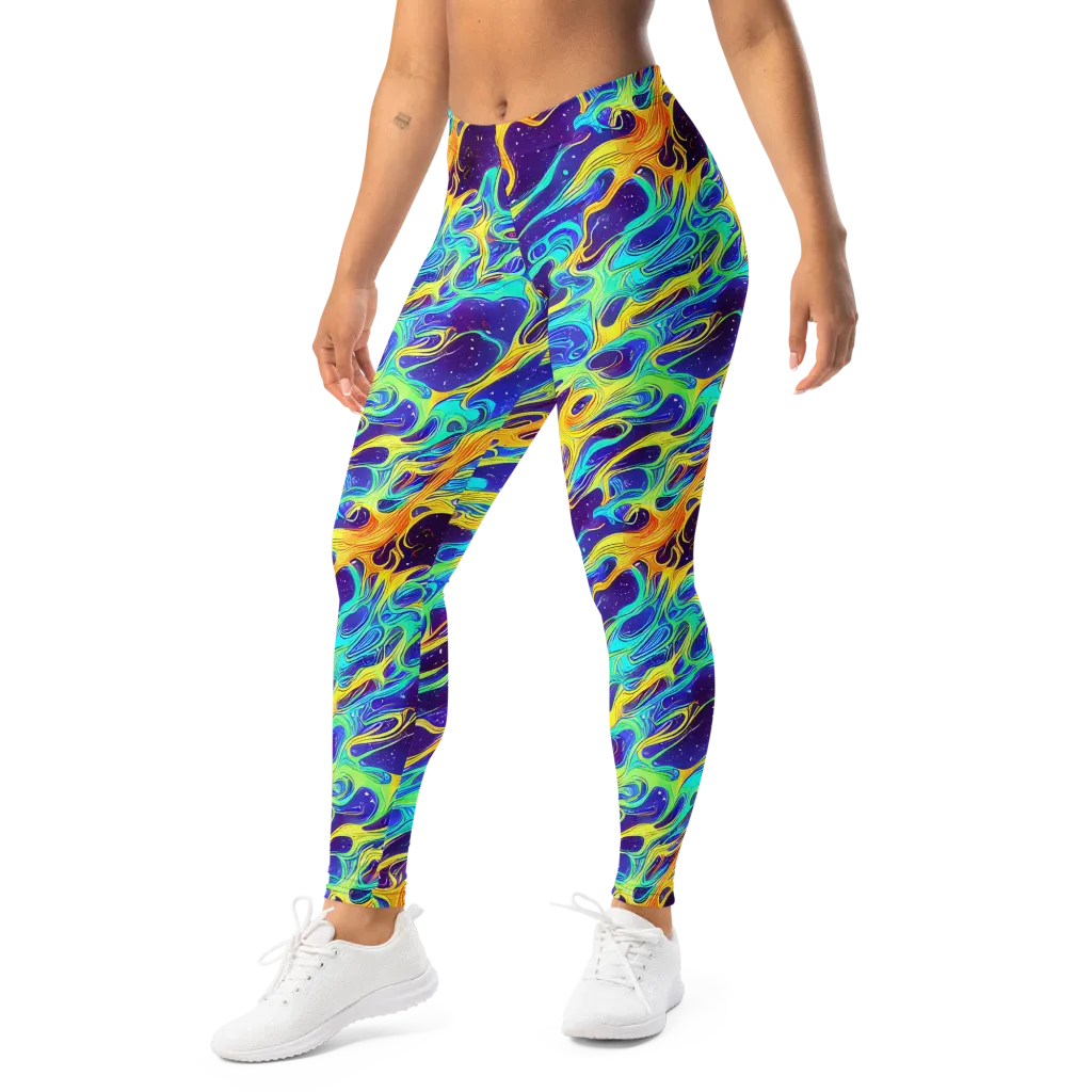 Prism Orbit on Leggings — Left Front