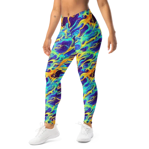 Prism Orbit on a Leggings