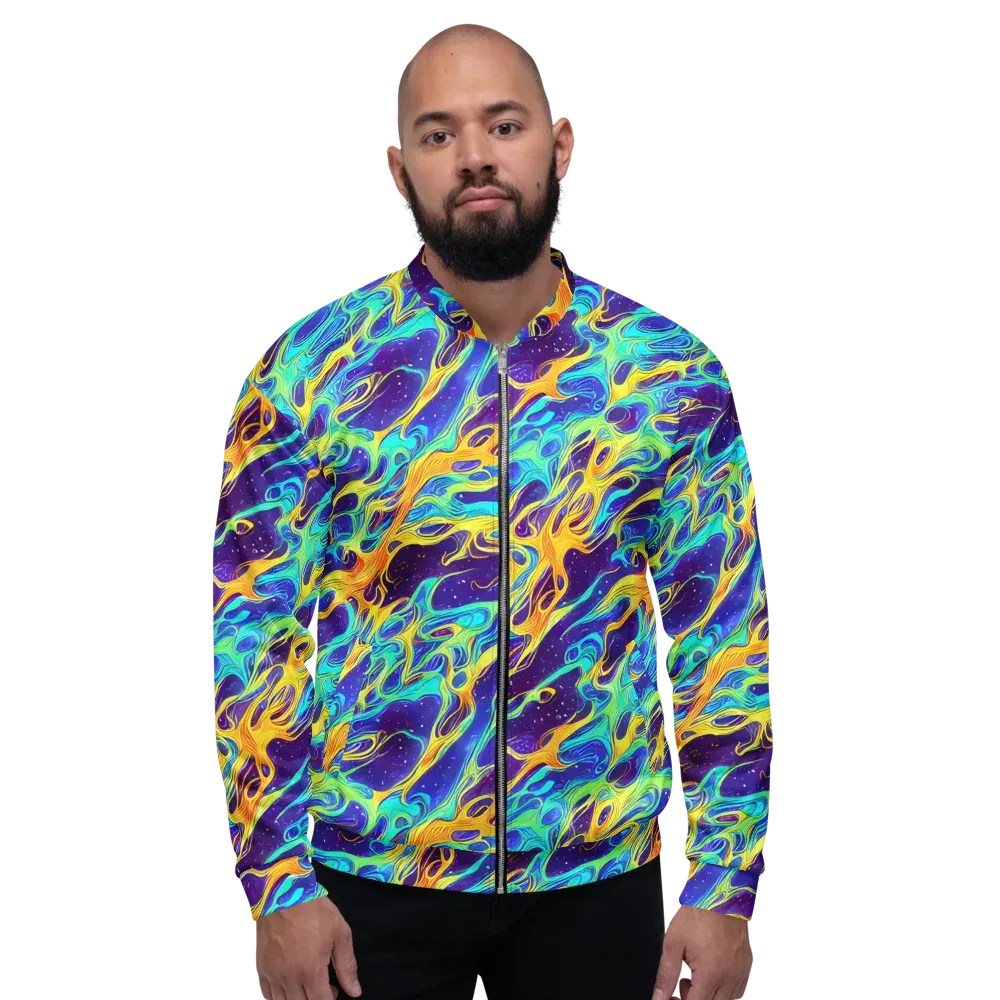 Prism Orbit on Bomber Jacket — Front