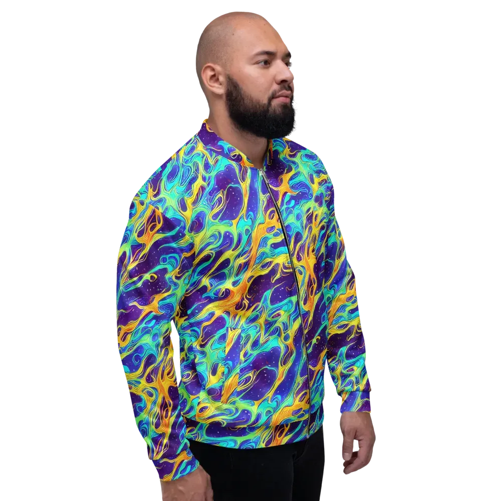 Prism Orbit on Bomber Jacket — Right