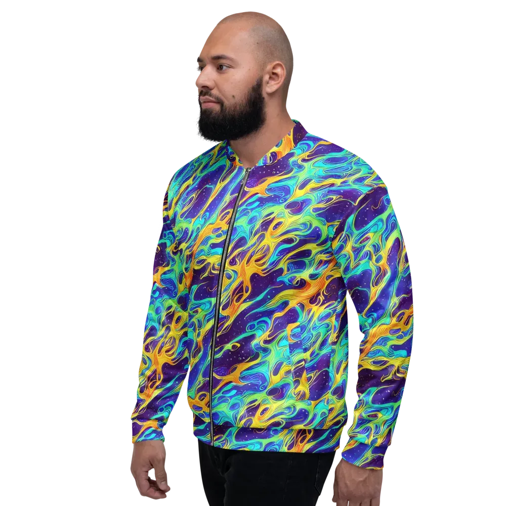 Prism Orbit on Bomber Jacket — Left