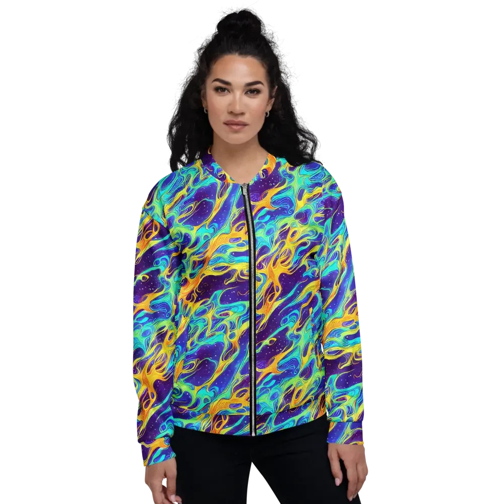 Prism Orbit on Bomber Jacket — Front