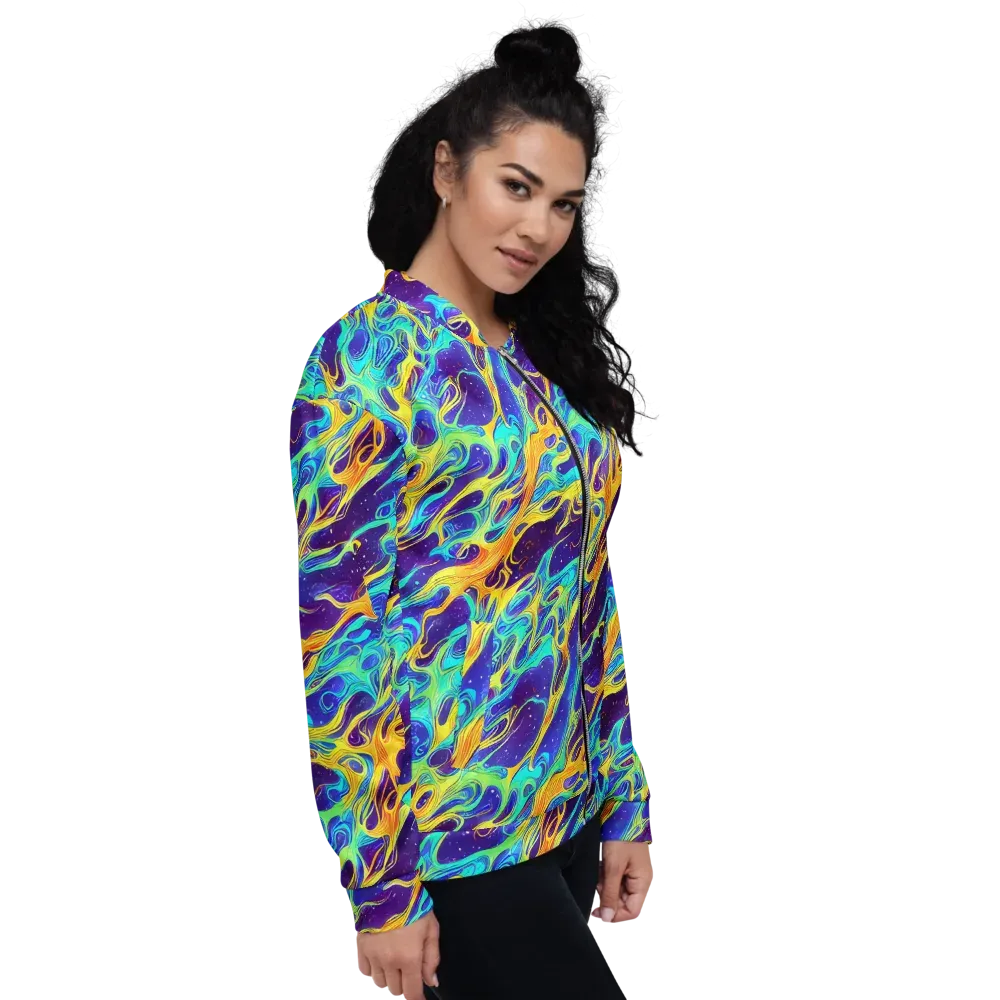 Prism Orbit on Bomber Jacket — Right