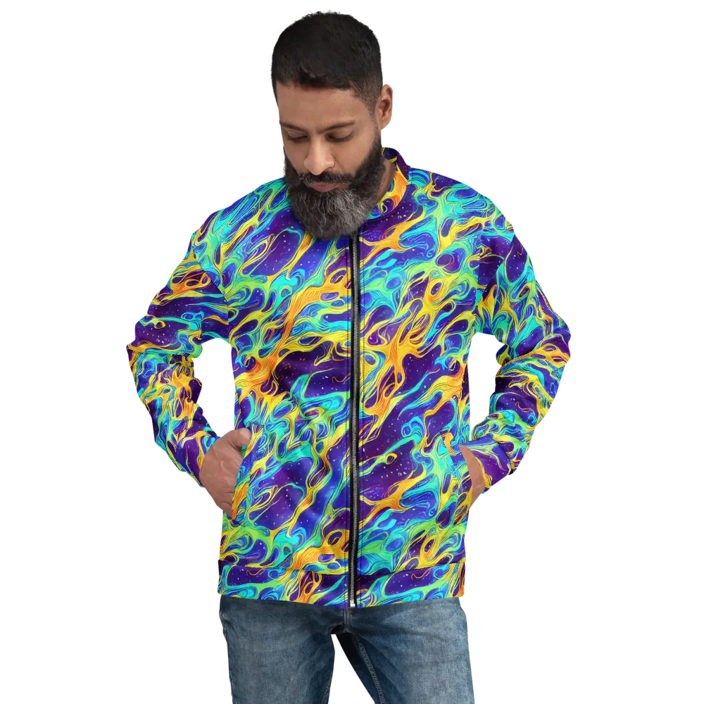 Prism Orbit on Bomber Jacket — Front