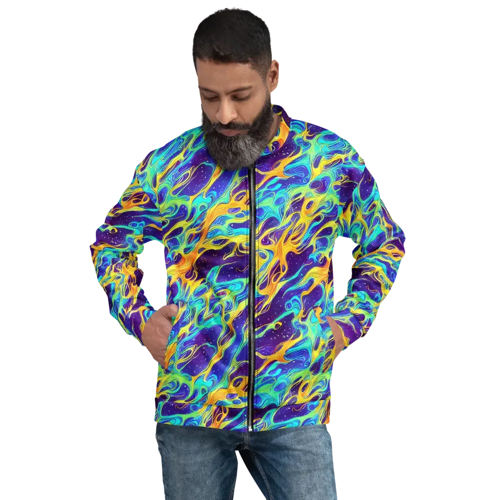 Prism Orbit on Bomber Jacket — Front